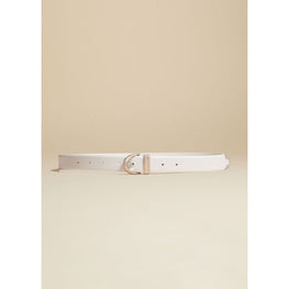 BAMBI SKINNY BELT WITH SILVER HARDWARE