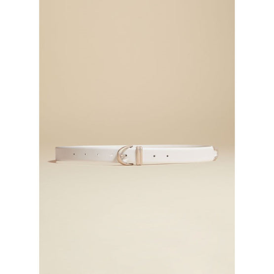 BAMBI SKINNY BELT WITH SILVER HARDWARE