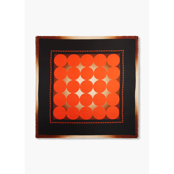90 GRID DOT SCARF