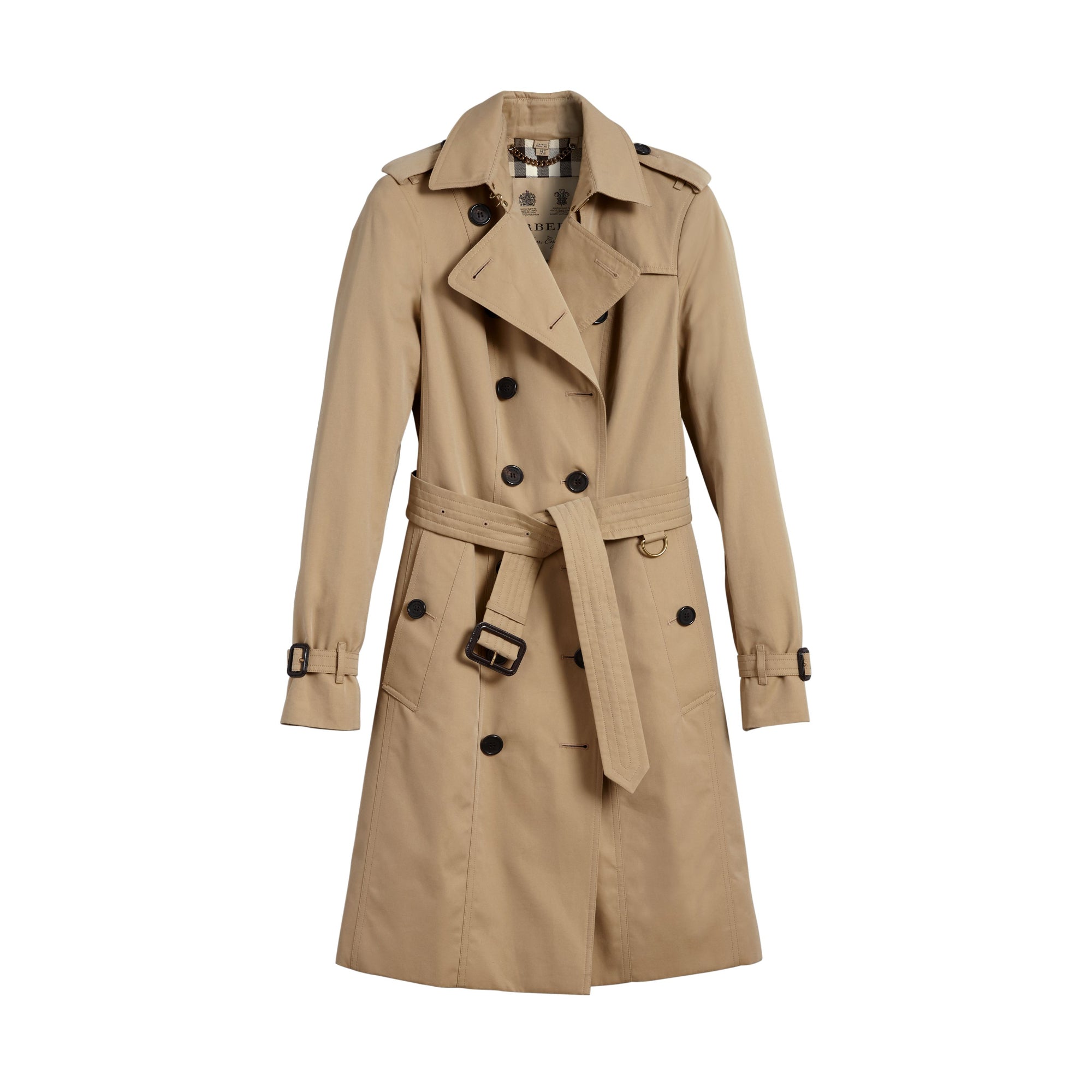 샌드링엄 - 롱 트렌치코트 허니