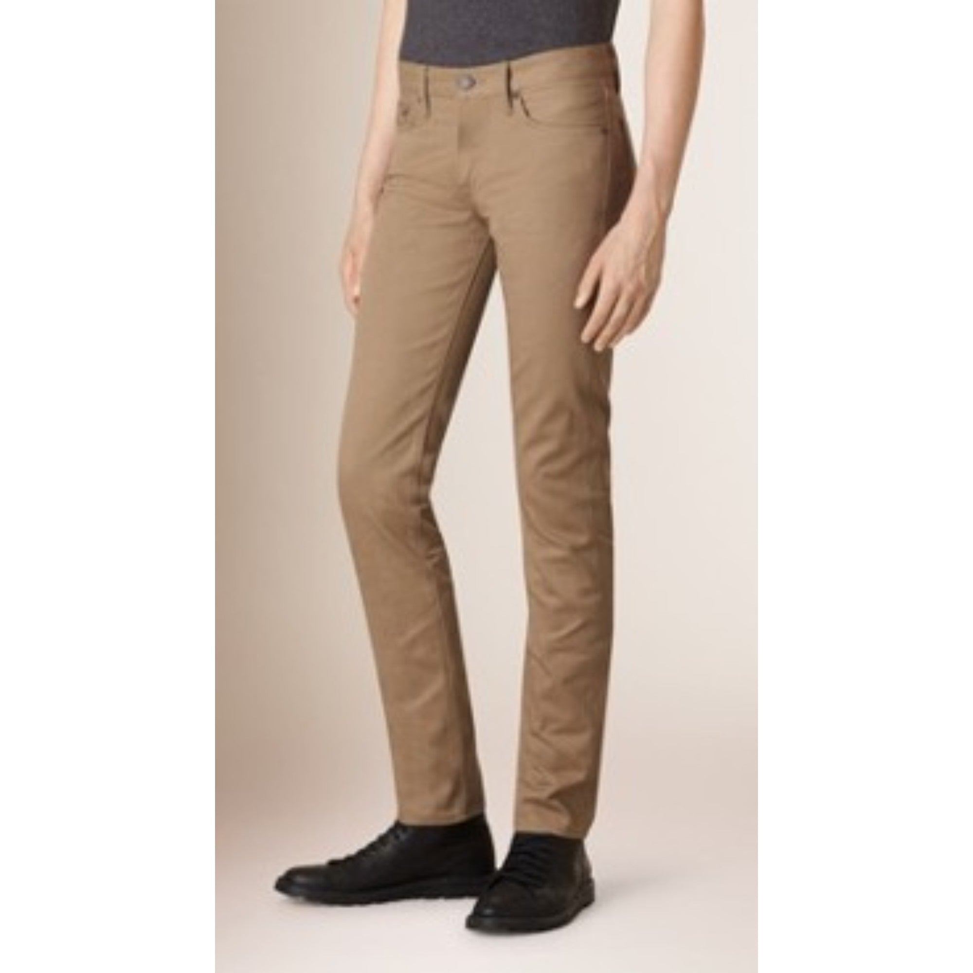 슬림핏 셀비지 진 스톤