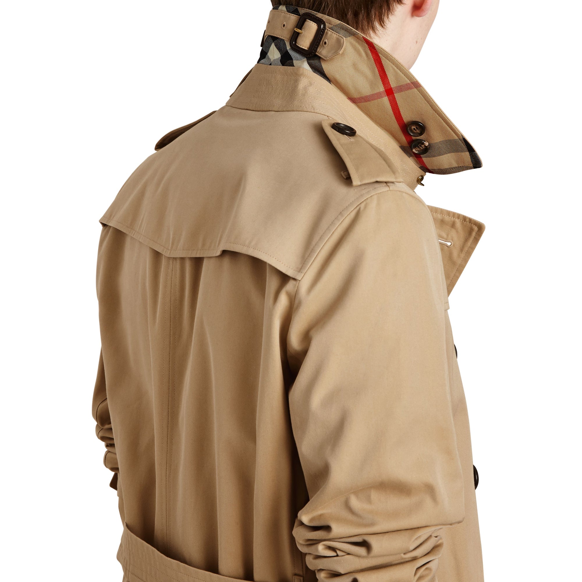 첼시 - 쇼트 트렌치코트 허니