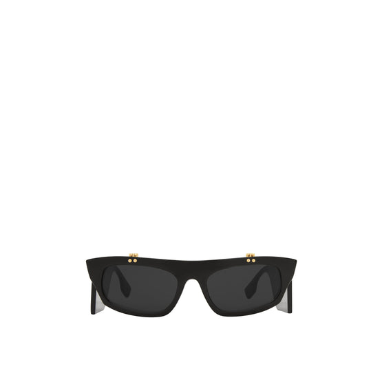 플립 업 캣아이 프레임 팔머 선글라스 블랙/블랙