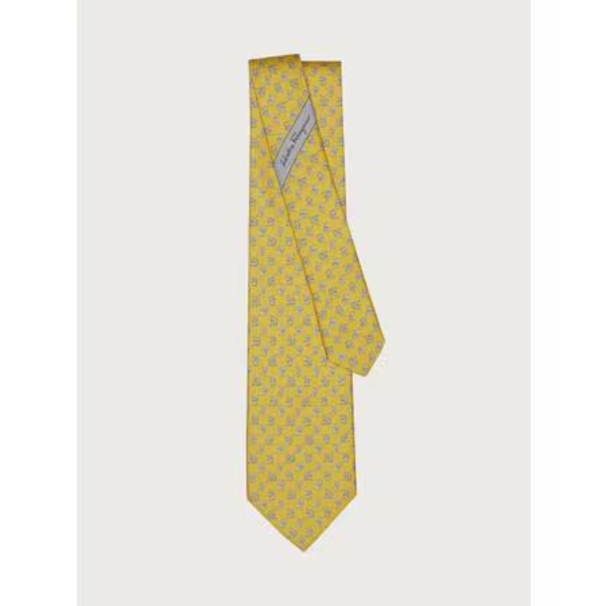 Print Tie-BEIGE/KHAKI