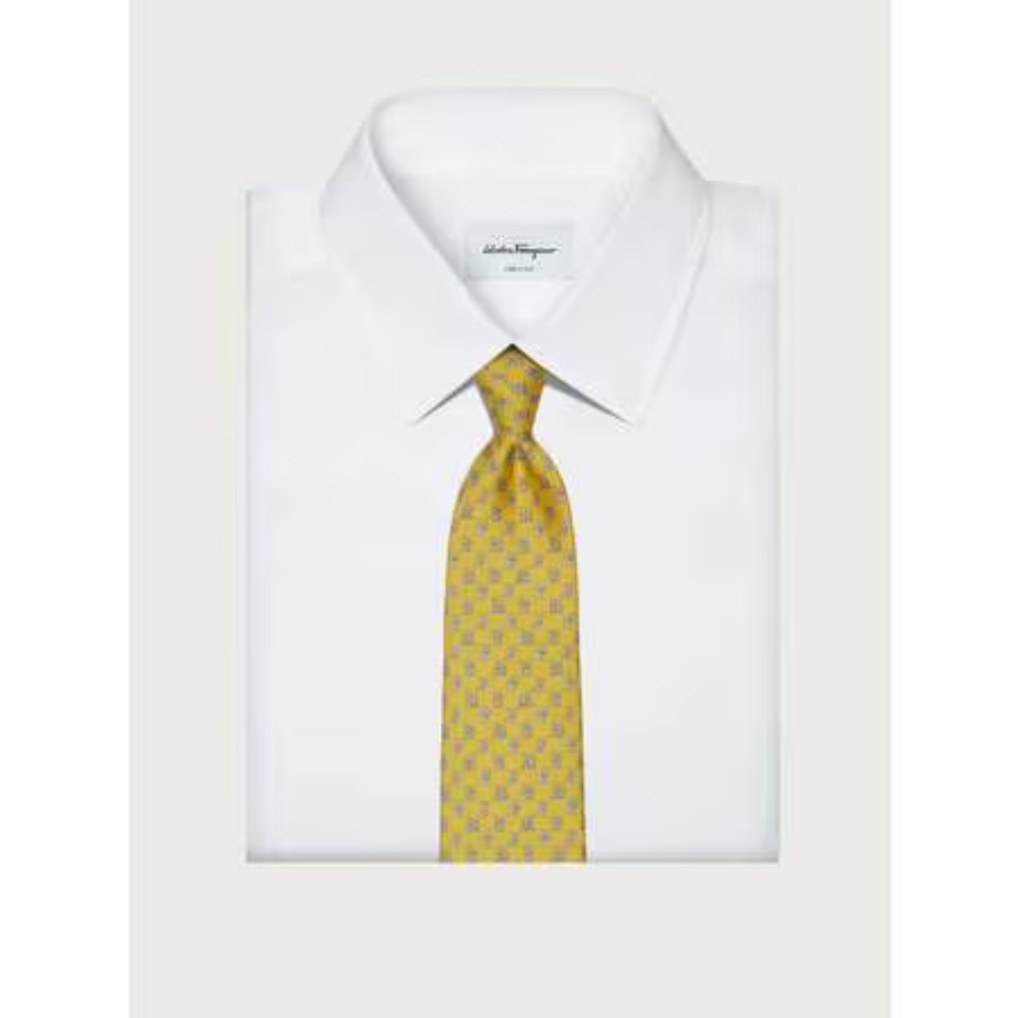 Print Tie-BEIGE/KHAKI