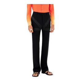 Trousers without pleats (BLACK)