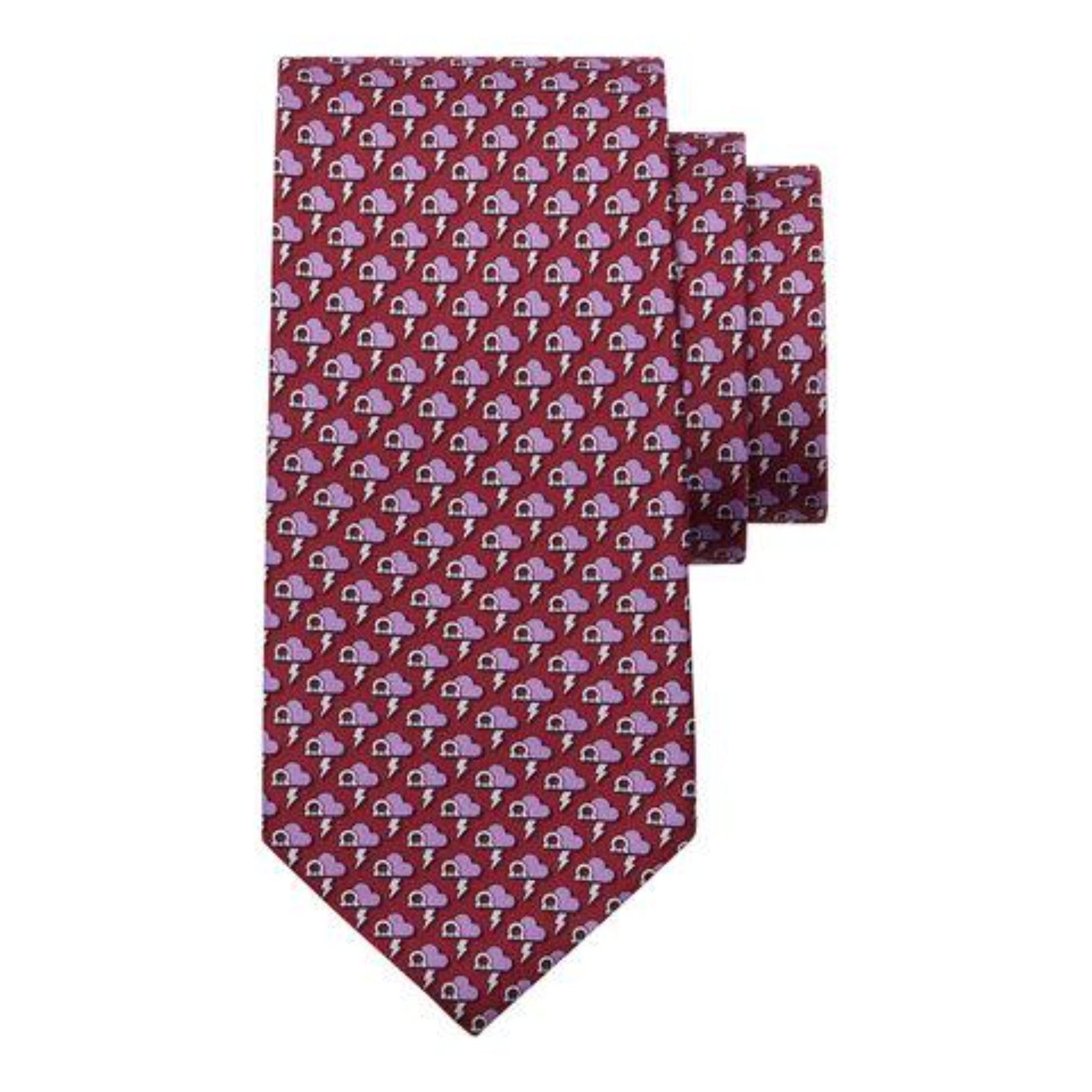 Print Tie (RED)