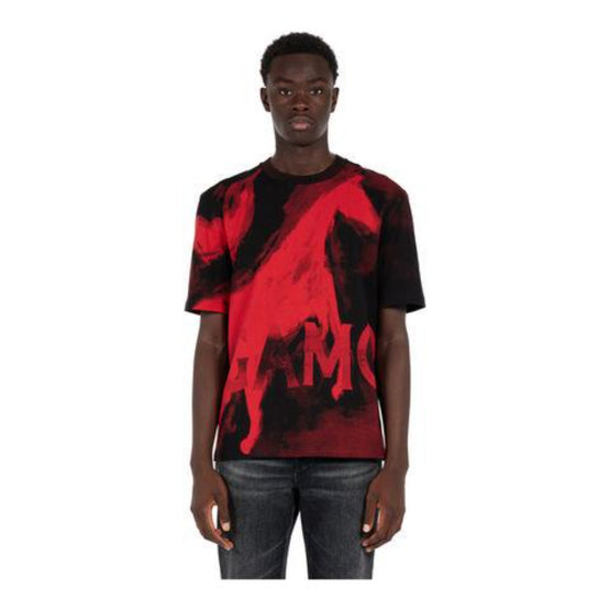 Short sleeves Tee-shrit (BLACK-RED)