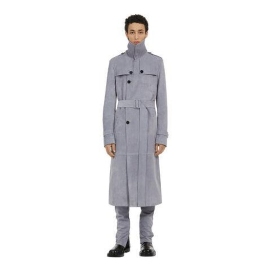 Leather-Trench (GREY)