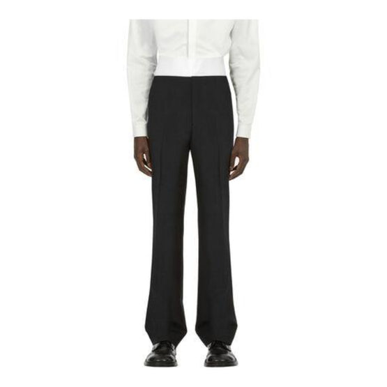 Trousers without pleats (BLACK)
