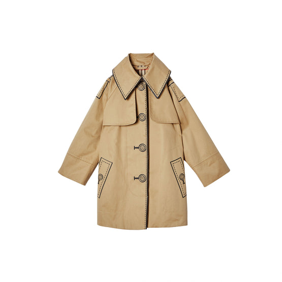 트롱프뢰유 코튼 스윙 코트 허니