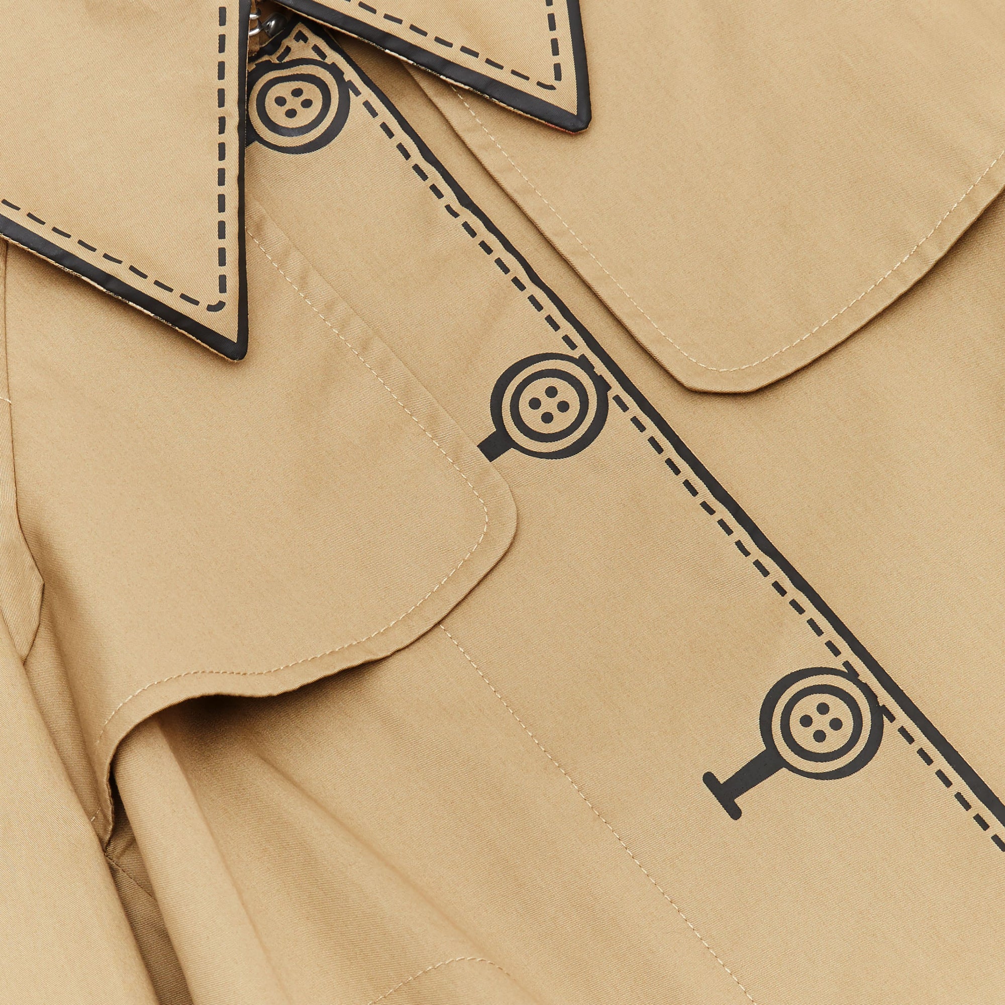 트롱프뢰유 코튼 스윙 코트 허니