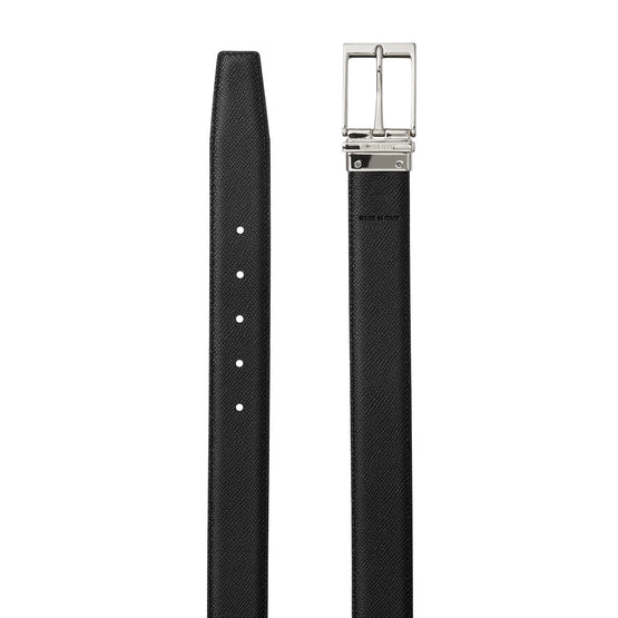 리버시블 그레이니 레더 벨트 리젠시 블루/블랙