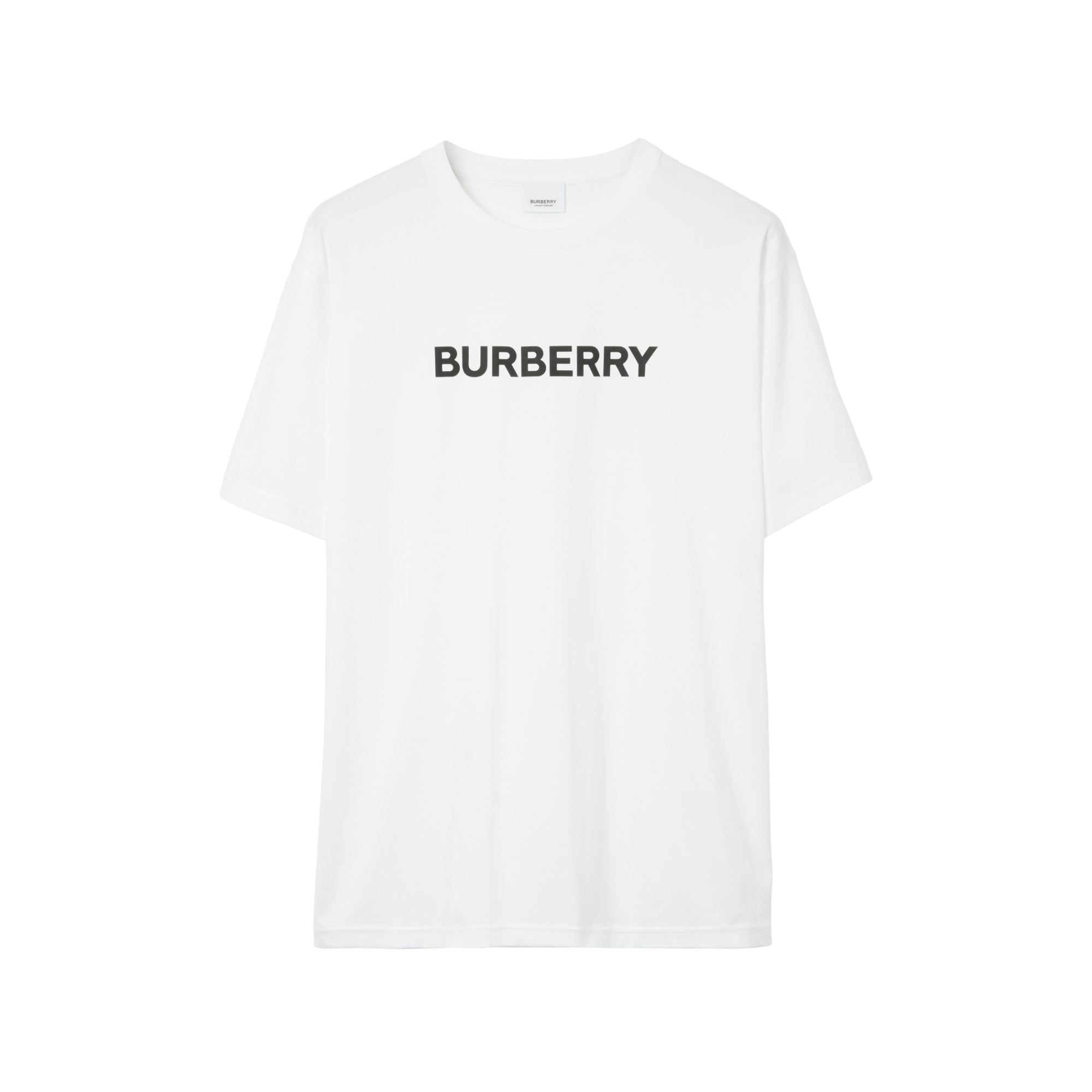 로고 코튼 티셔츠 화이트