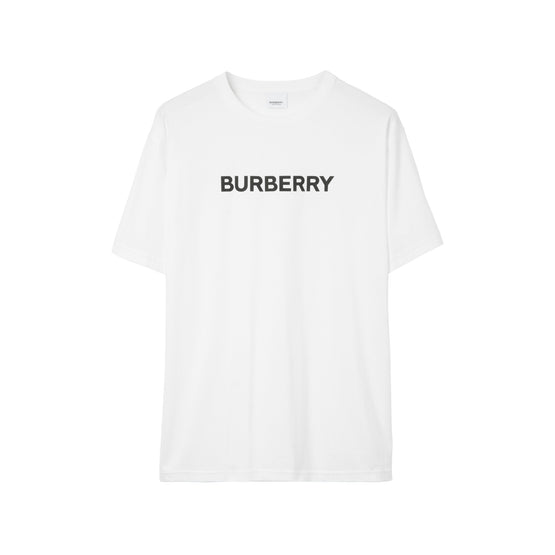 로고 코튼 티셔츠 화이트