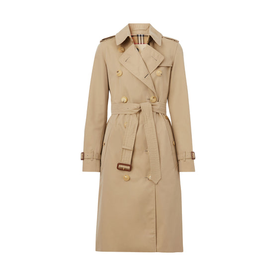 롱 켄징턴 헤리티지 트렌치코트 허니