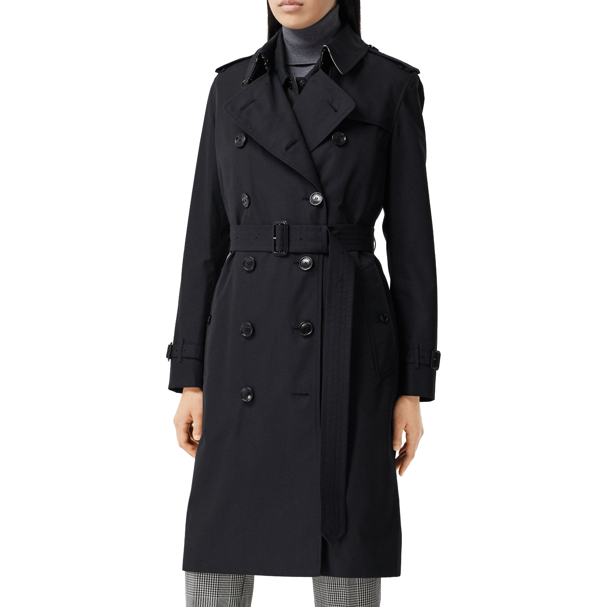 롱 켄징턴 헤리티지 트렌치코트 미드나이트