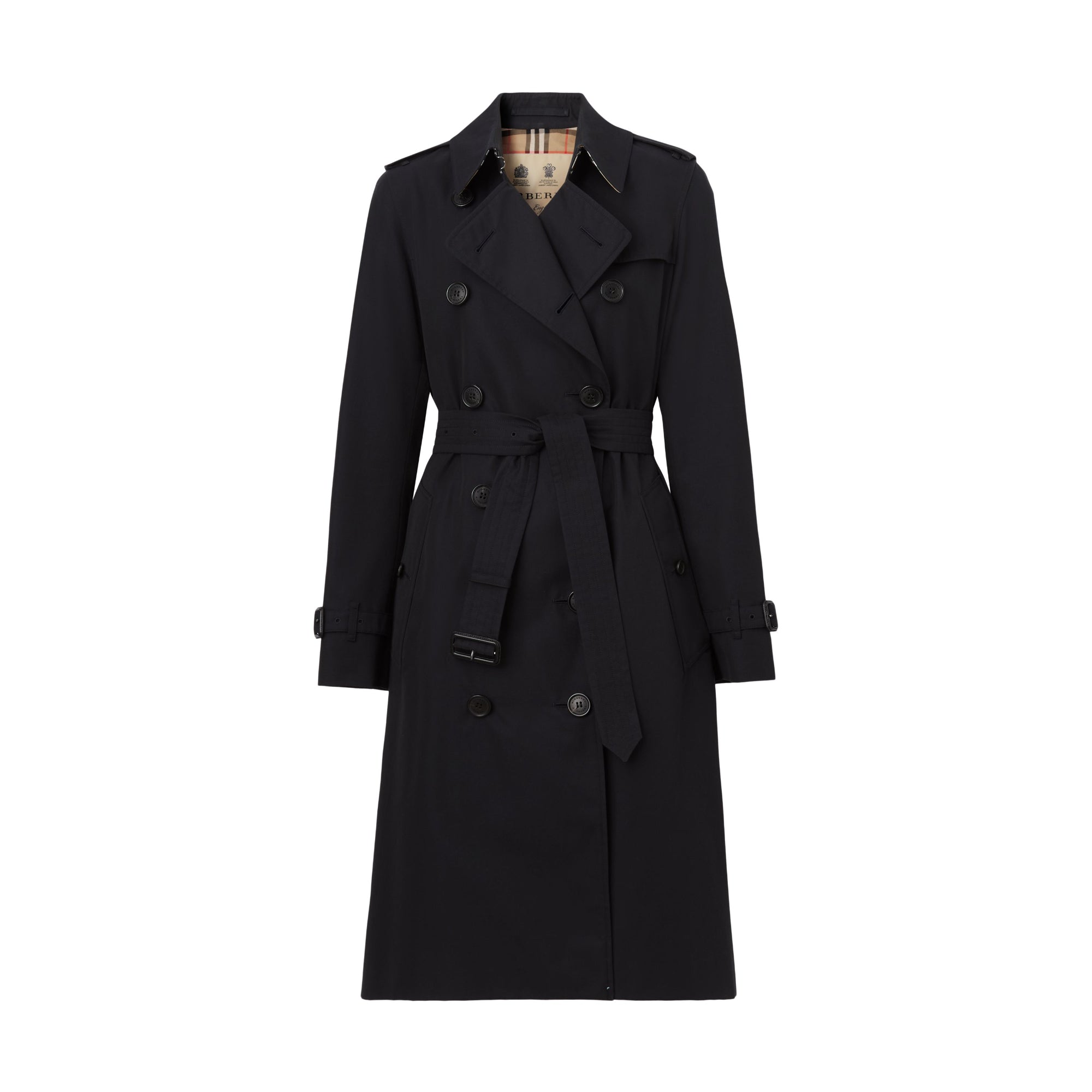 롱 켄징턴 헤리티지 트렌치코트 미드나이트