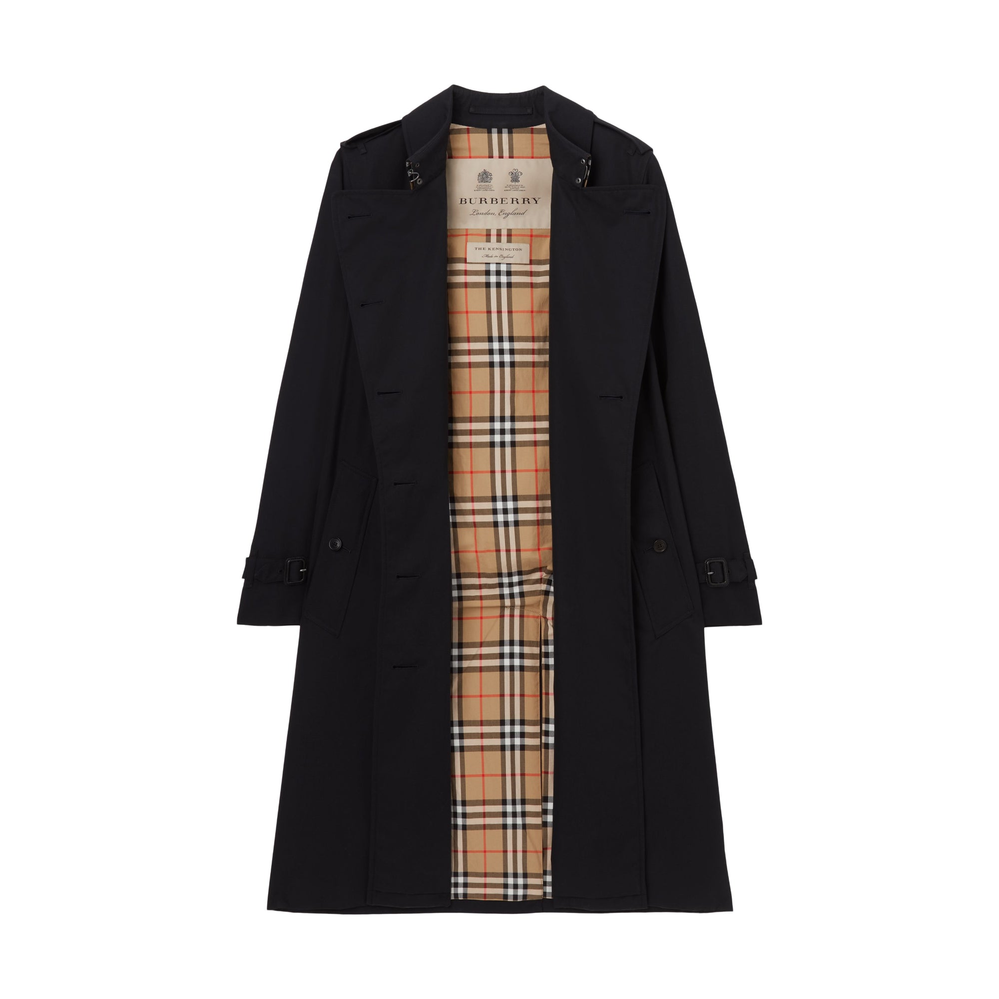 롱 켄징턴 헤리티지 트렌치코트 미드나이트