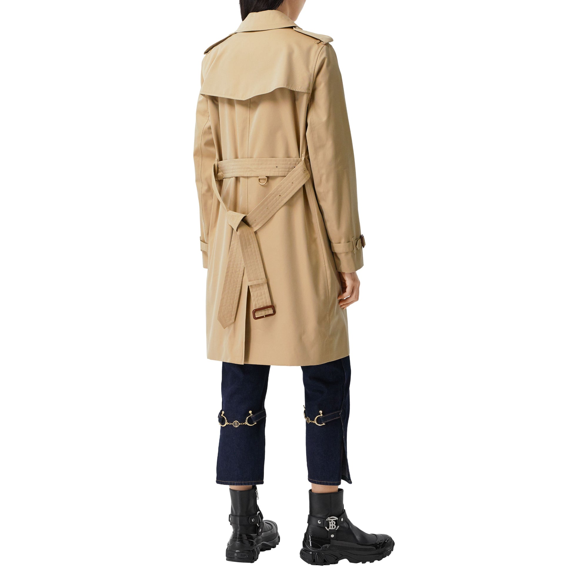 미드 렝스 켄징턴 헤리티지 트렌치코트 허니