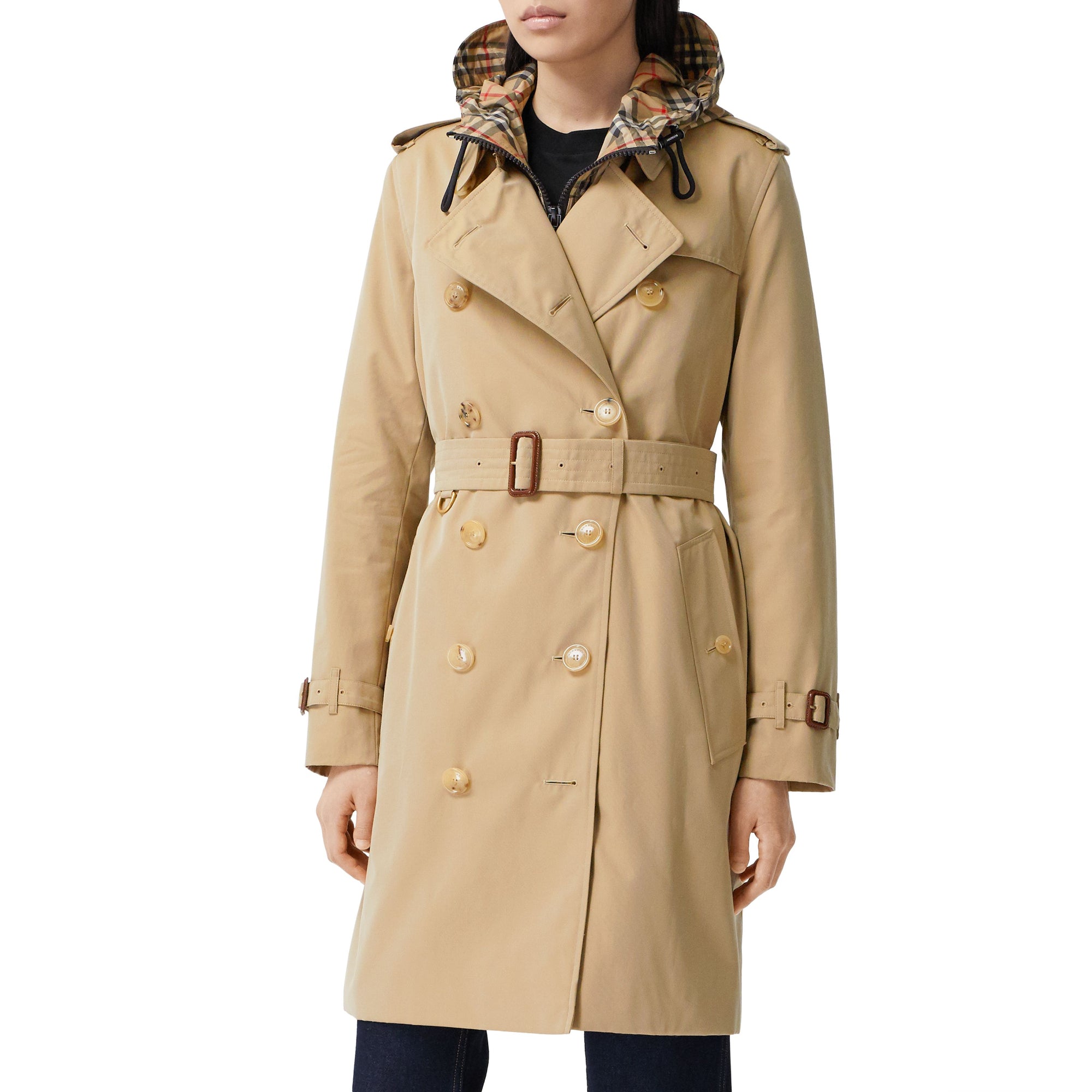 미드 렝스 켄징턴 헤리티지 트렌치코트 허니