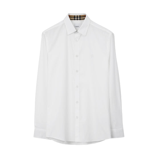 스트레치 코튼 셔츠 화이트