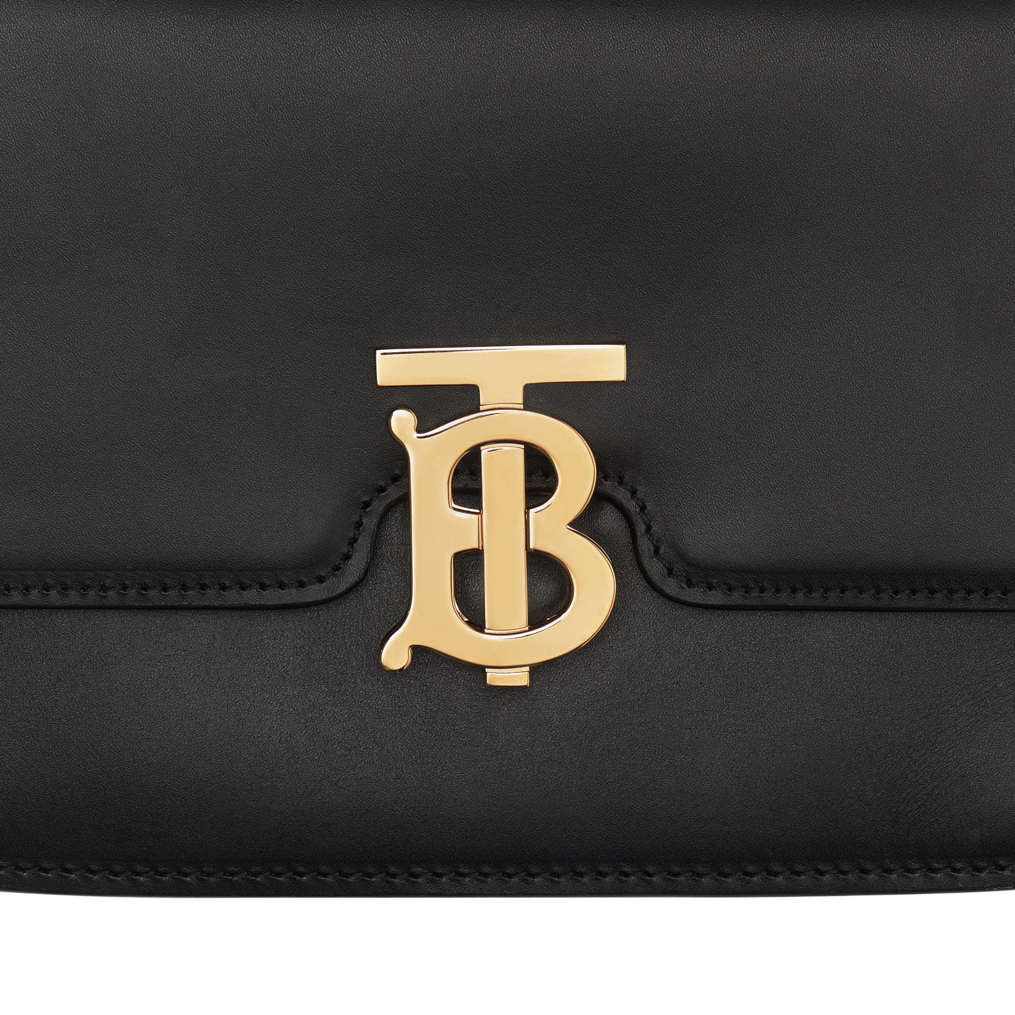 레더 스몰 TB 백 블랙