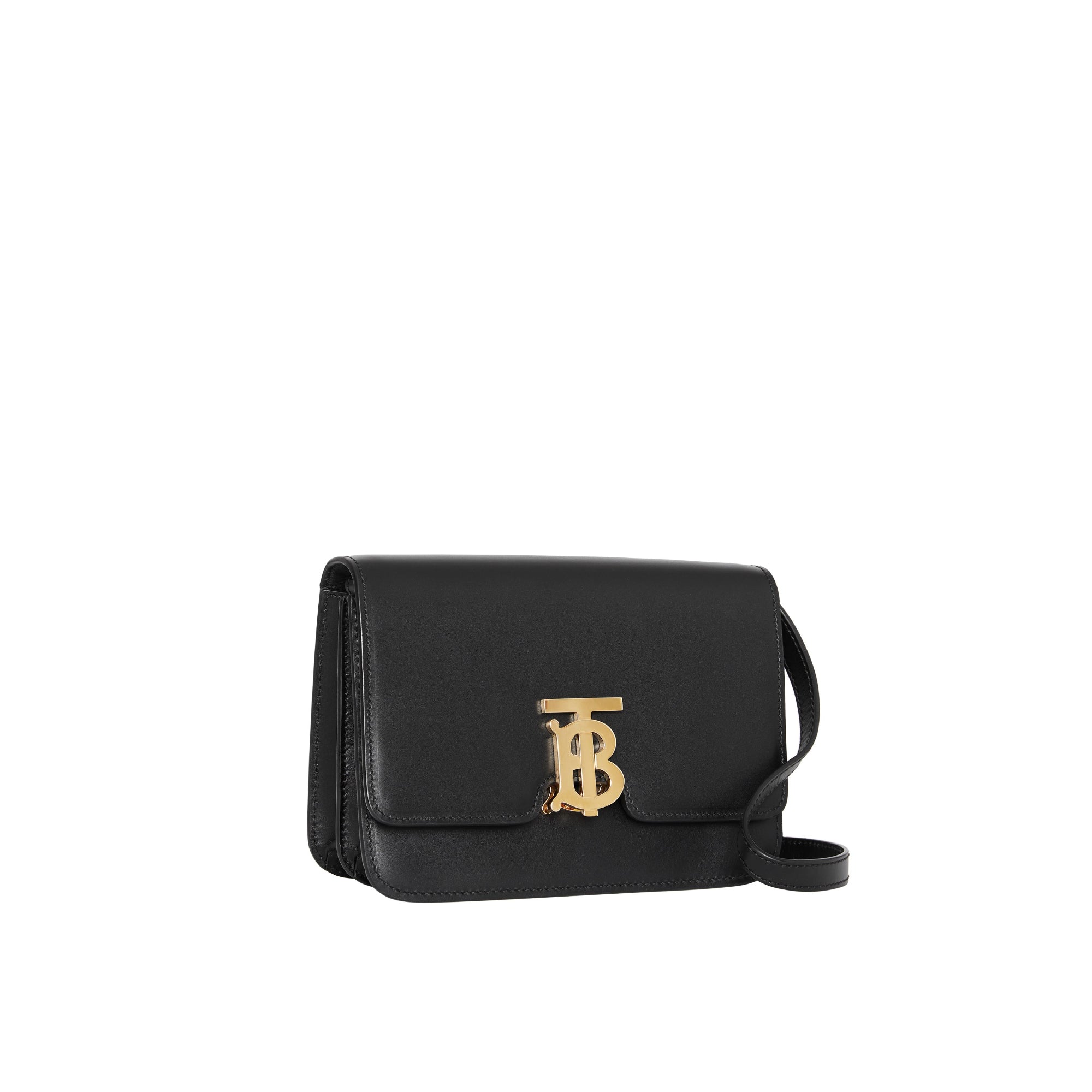 레더 스몰 TB 백 블랙
