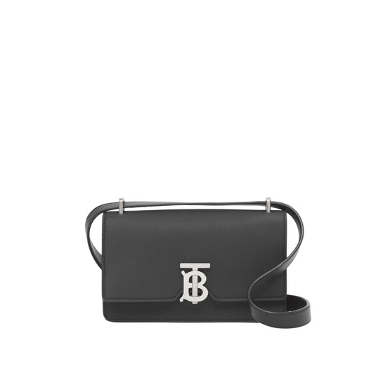 그레이니 레더 로우 로빈 백 블랙