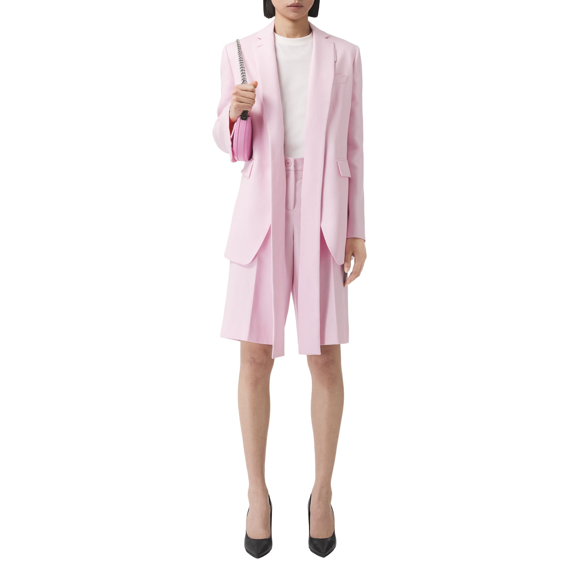 미니 레더 지퍼 올림피아 백 프림로즈 핑크