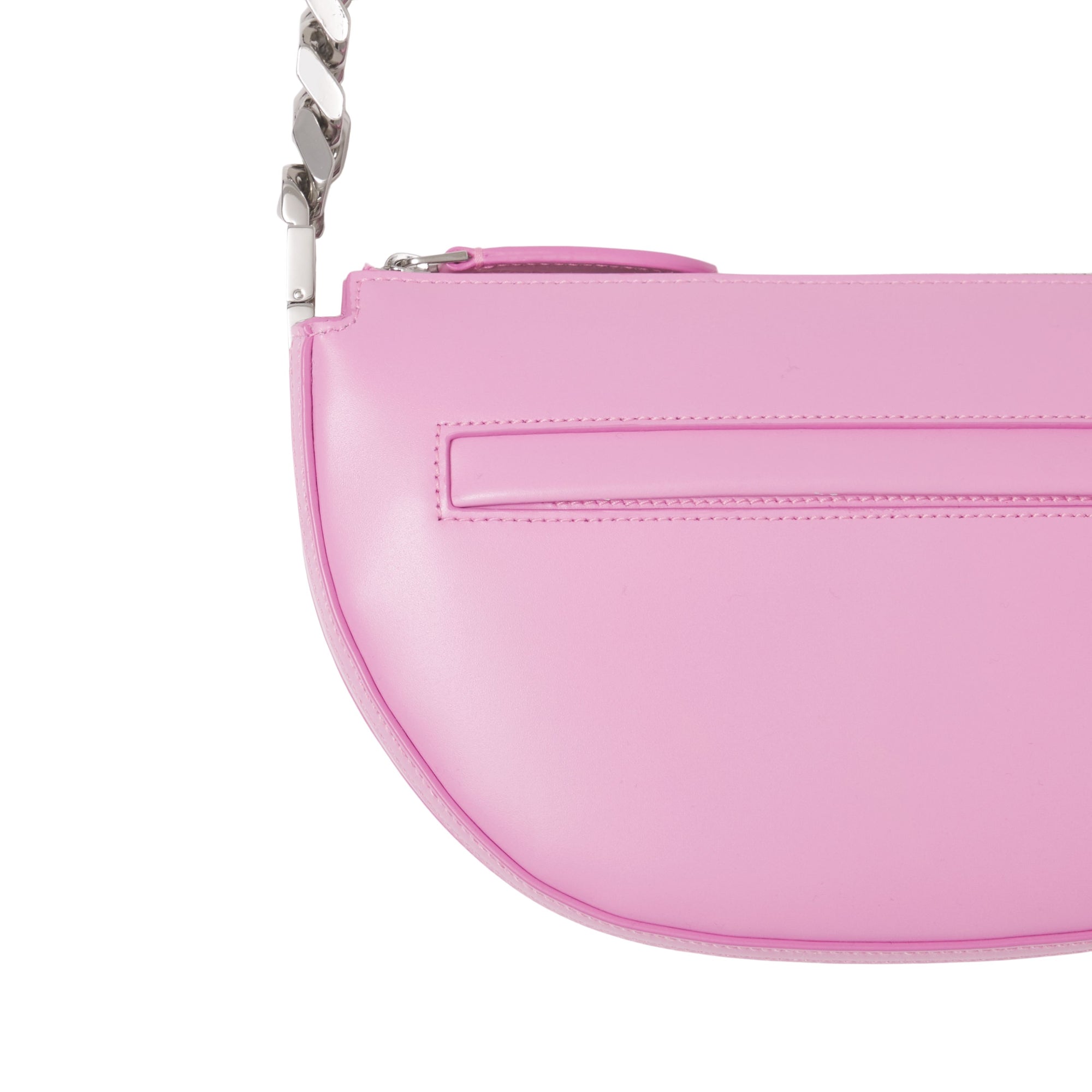 미니 레더 지퍼 올림피아 백 프림로즈 핑크