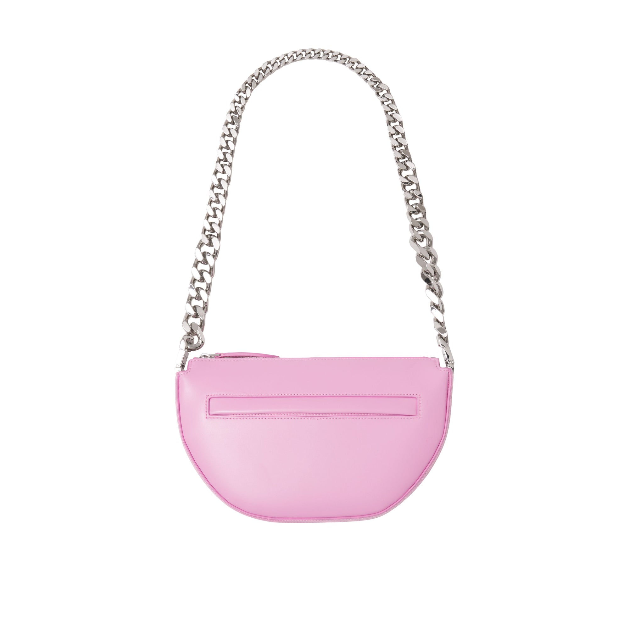 미니 레더 지퍼 올림피아 백 프림로즈 핑크