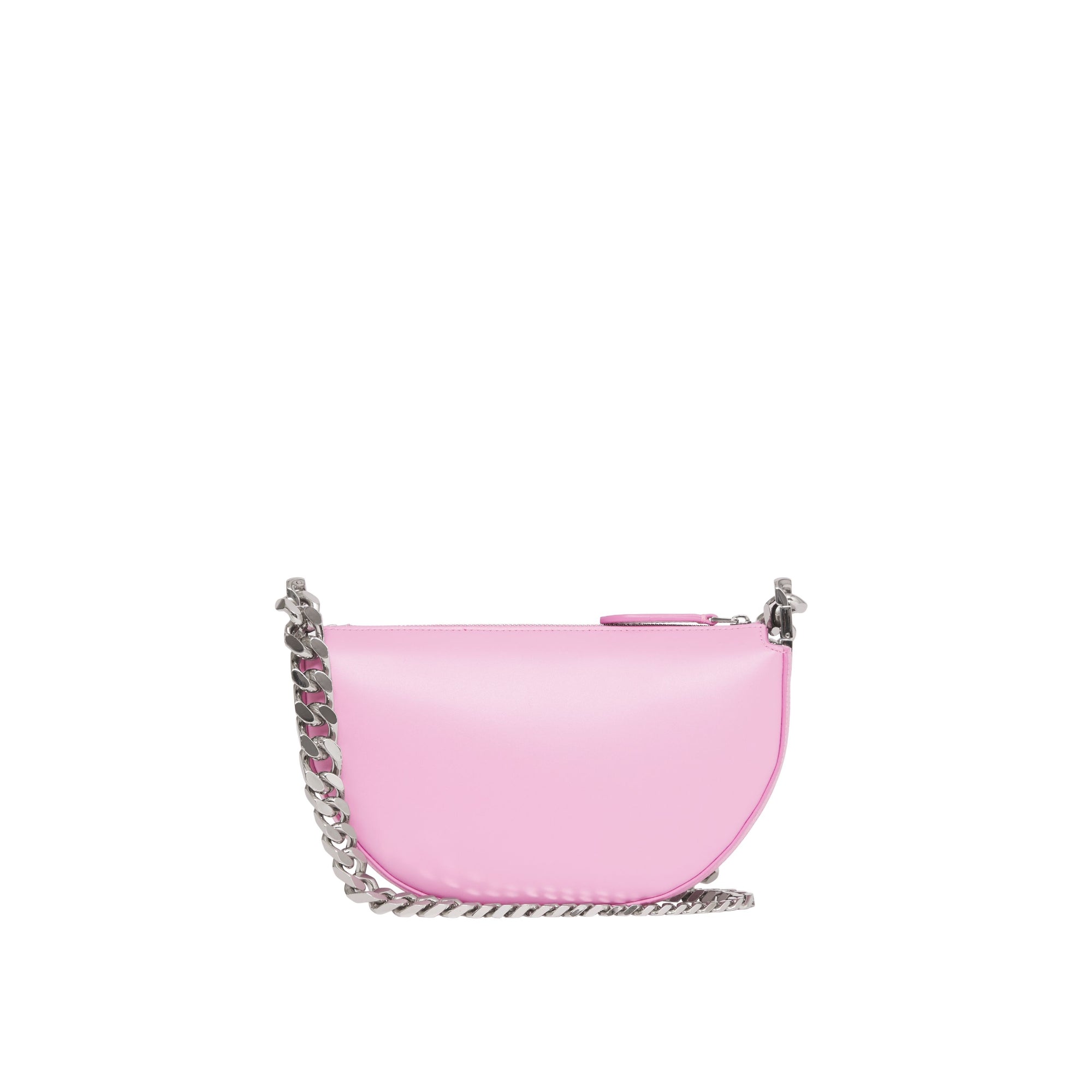 미니 레더 지퍼 올림피아 백 프림로즈 핑크