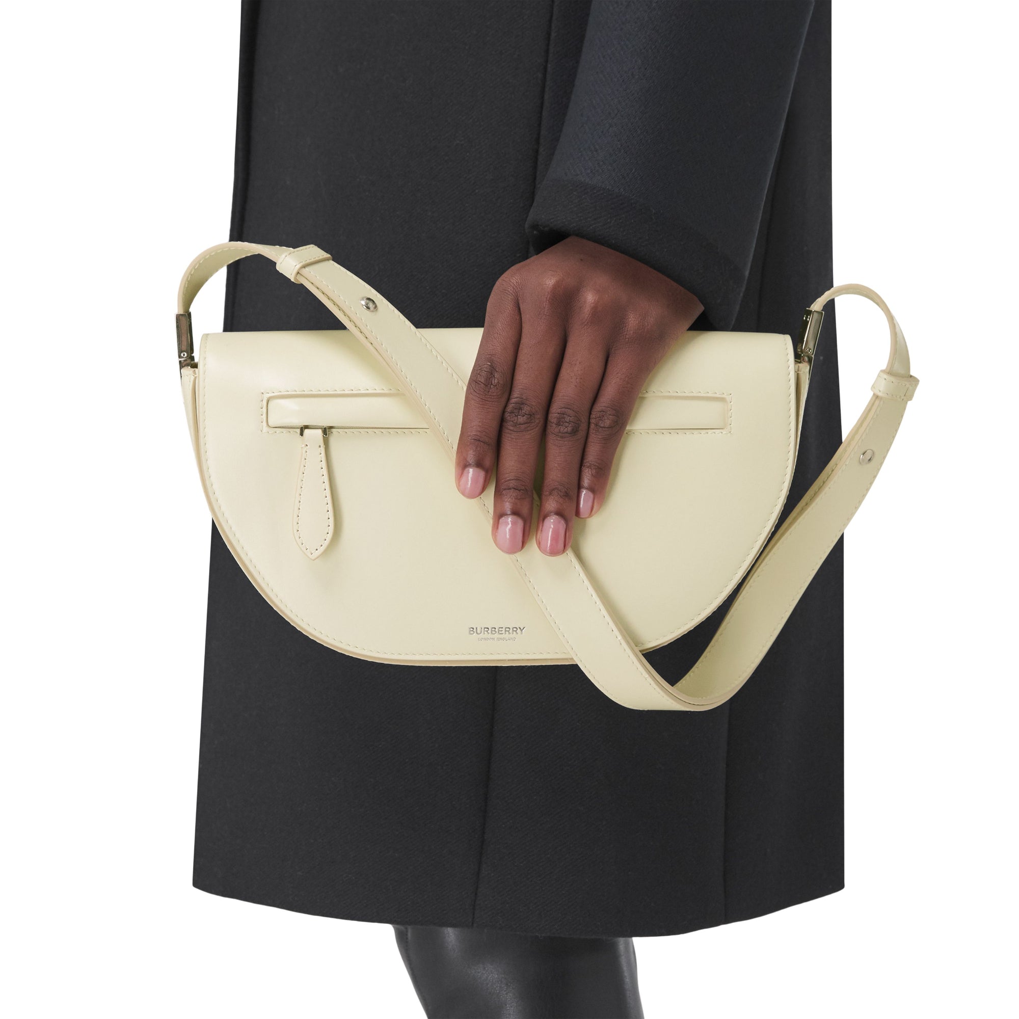 스몰 레더 올림피아 백 페일 바닐라