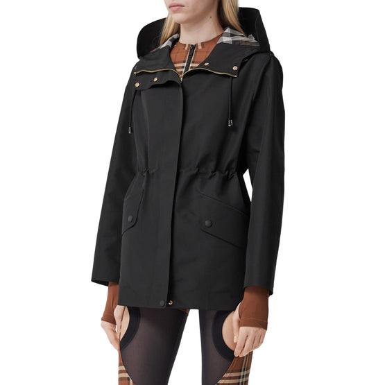 라이트 후드 재킷 블랙