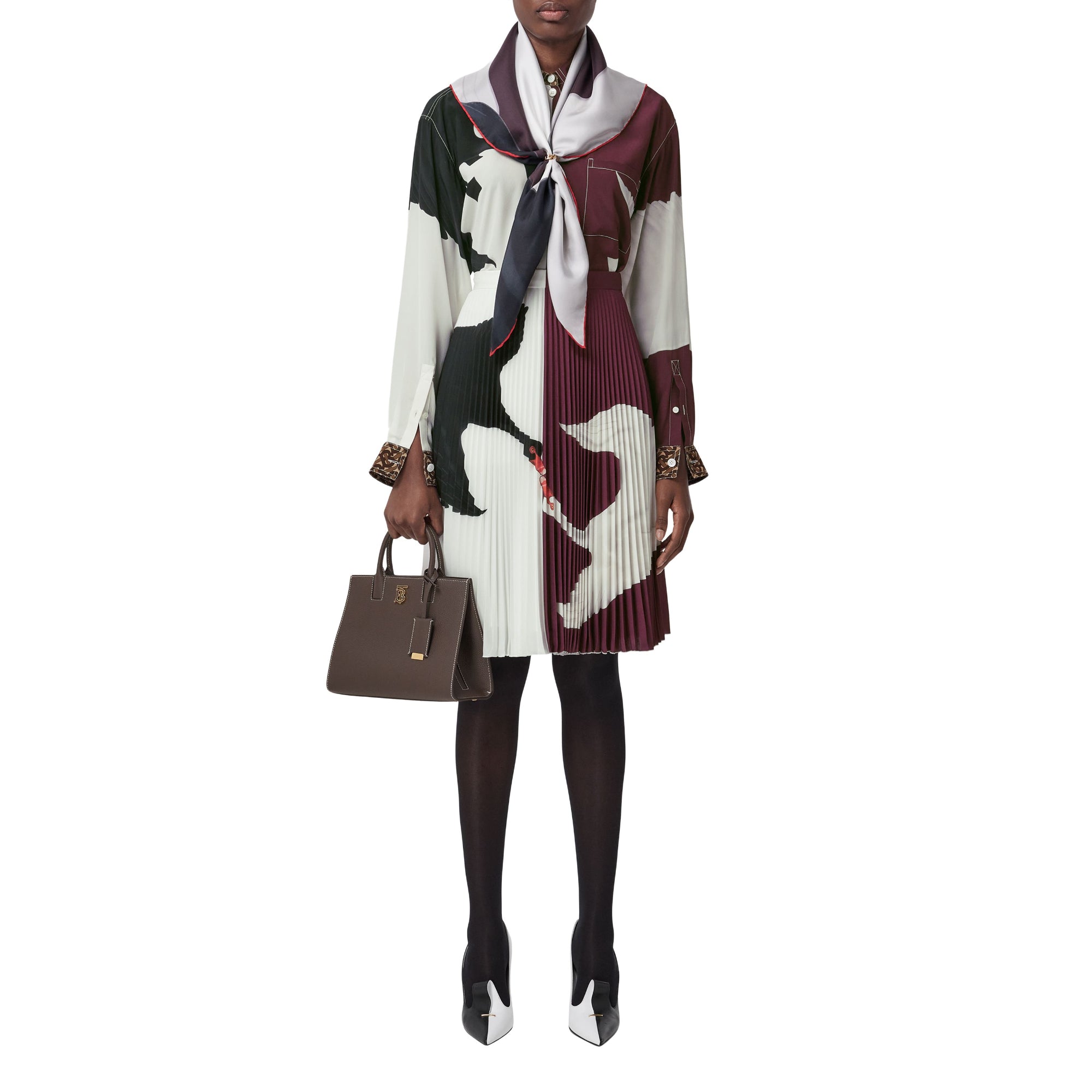 미니 프란시스 백 다크 클레이 브라운