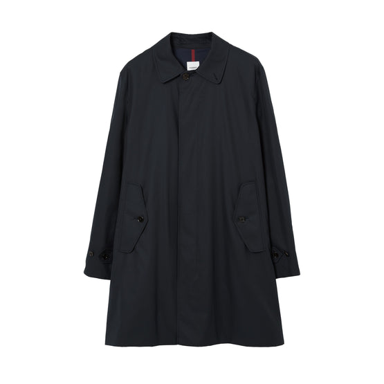 미드 렝스 라이트 개버딘 카 코트 미드나이트