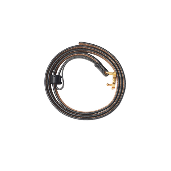 레더 리버시블 TB 벨트 블랙/탠/골드