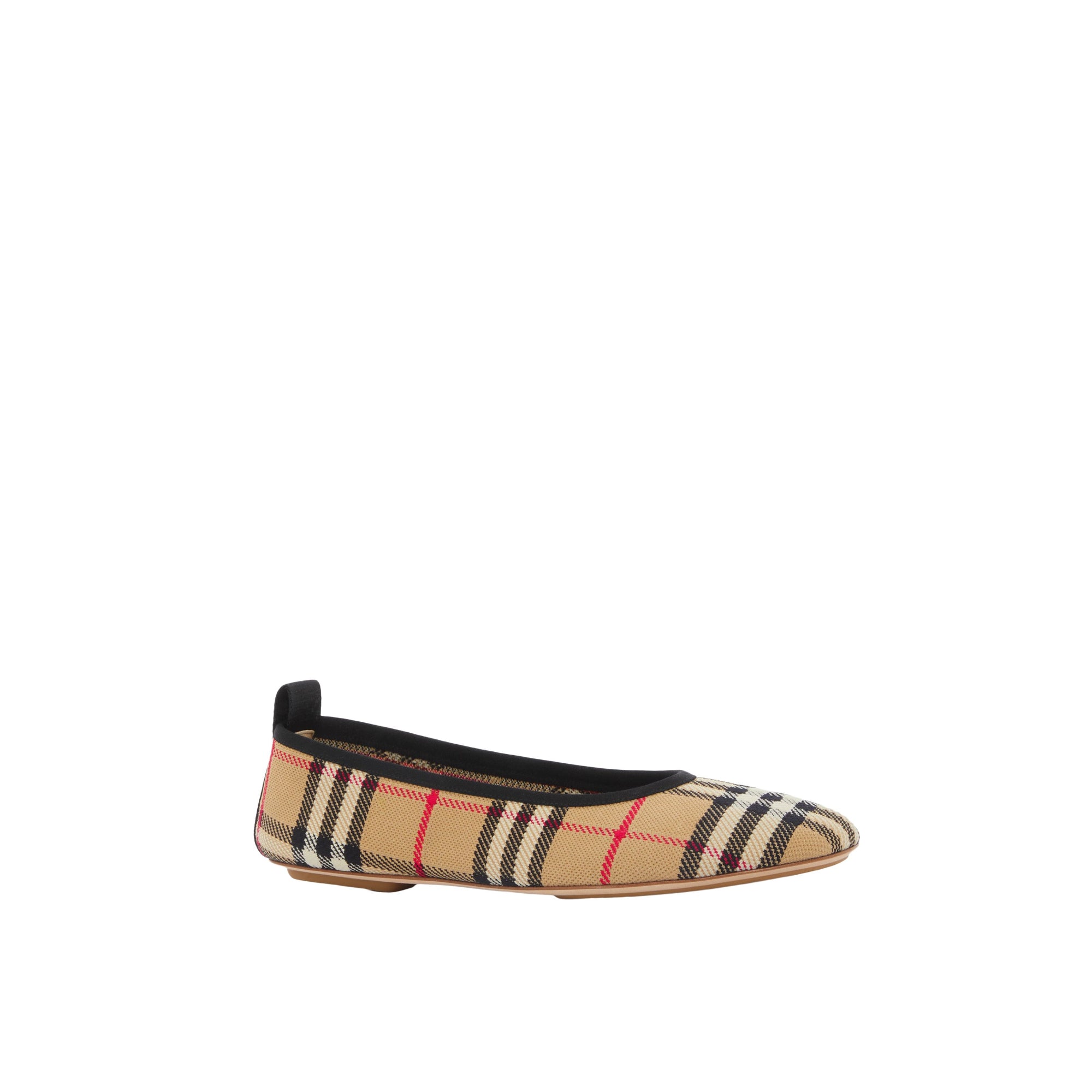 빈티지 체크 발레리나 아카이브 베이지