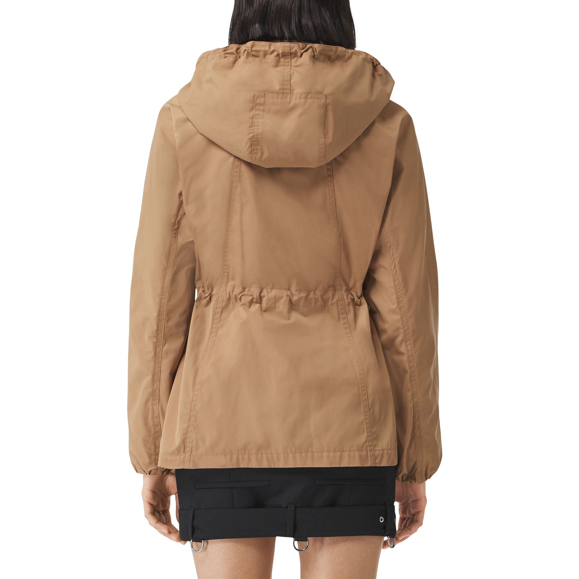 로고 디테일 라이트 후드 재킷 다크 비스킷