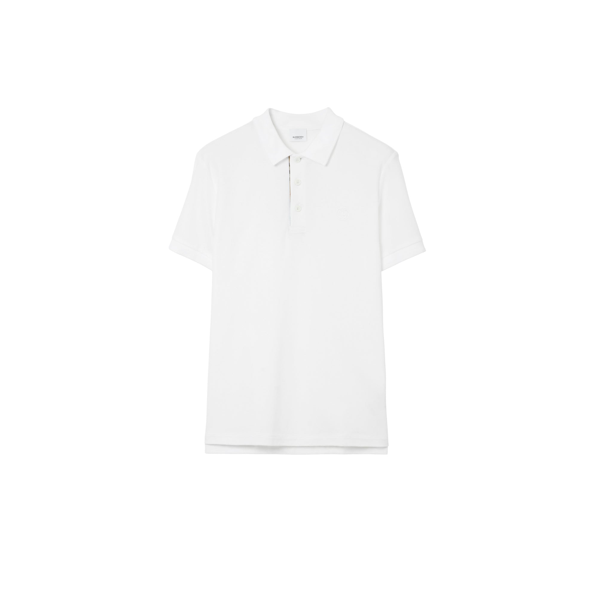 코튼 폴로셔츠 화이트