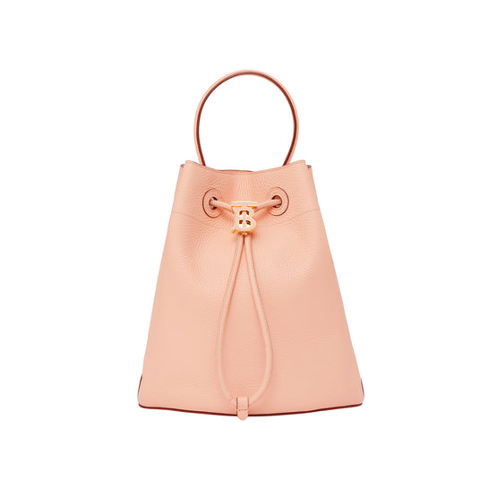 그레이니 레더 스몰 TB 버킷 백 피치 핑크