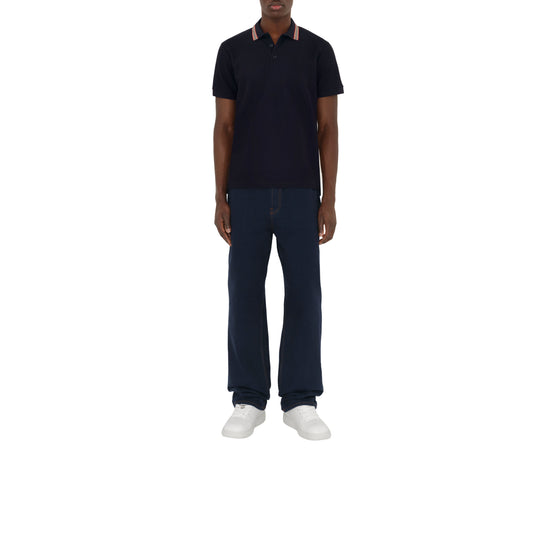 코튼 폴로셔츠 콜 블루