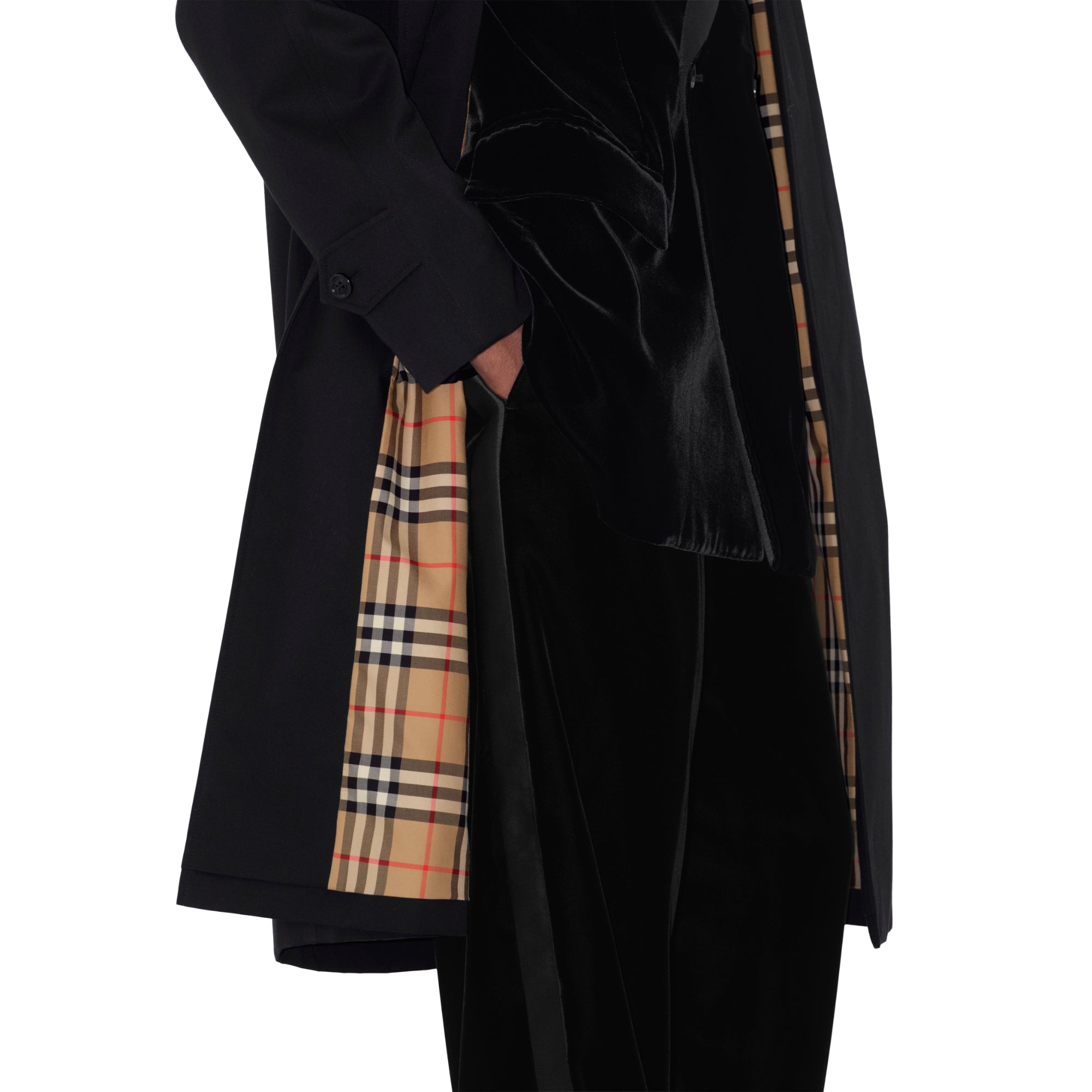 롱 캠던 헤리티지 카 코트 블랙