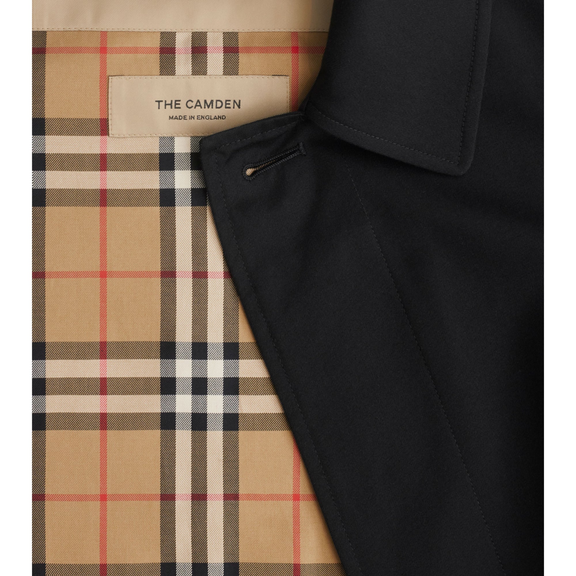 롱 캠던 헤리티지 카 코트 블랙