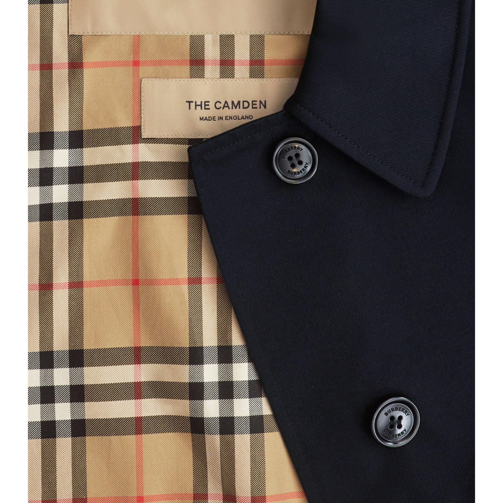 롱 캠던 헤리티지 카 코트 콜 블루