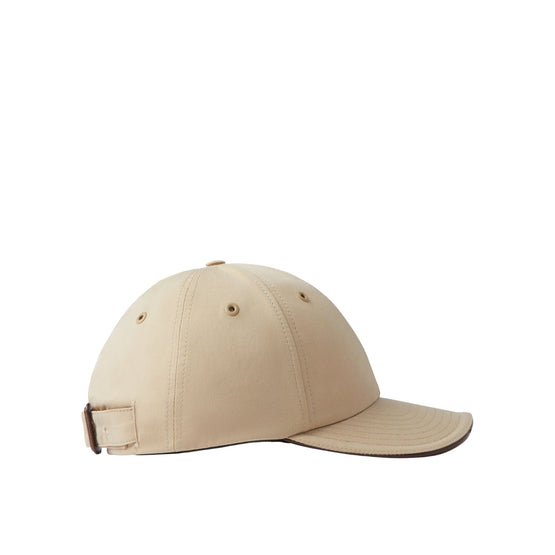 모노그램 모티프 트로피컬 개버딘 야구 모자 허니