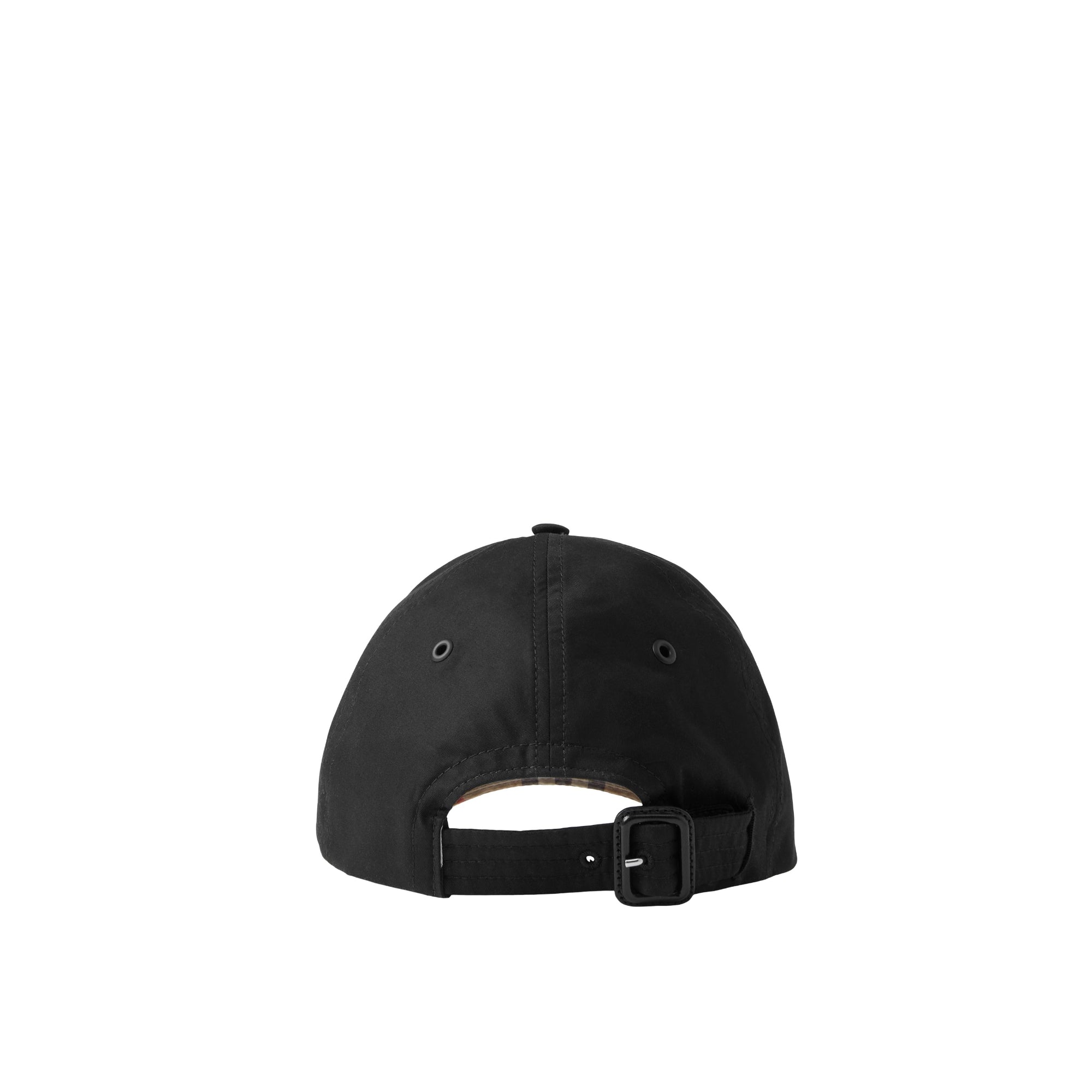 모노그램 모티프 트로피컬 개버딘 야구 모자 블랙