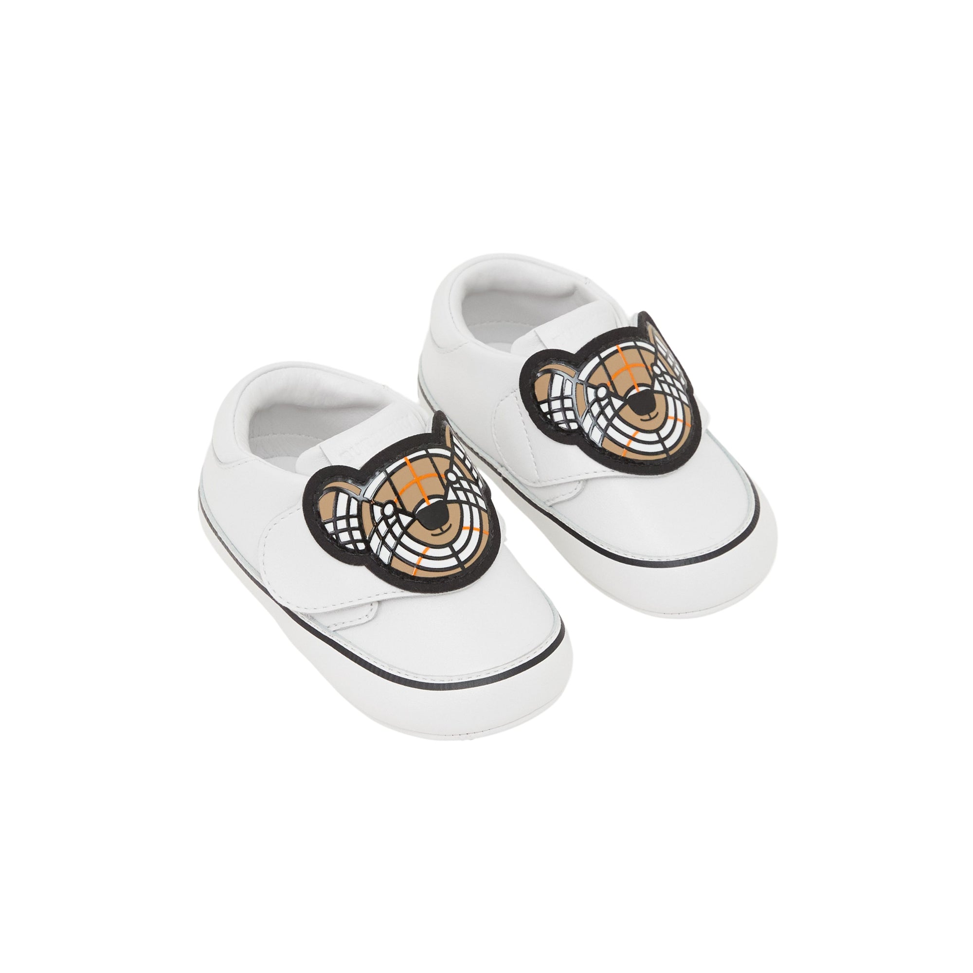 토마스 베어 아플리케 나일론 부티 옵틱 화이트