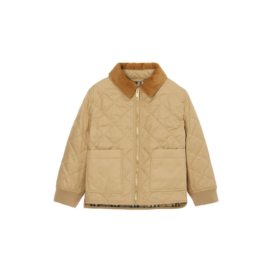 퀼팅 재킷 아카이브 베이지